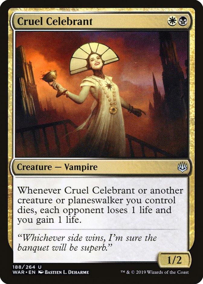 Cruel Celebrant front