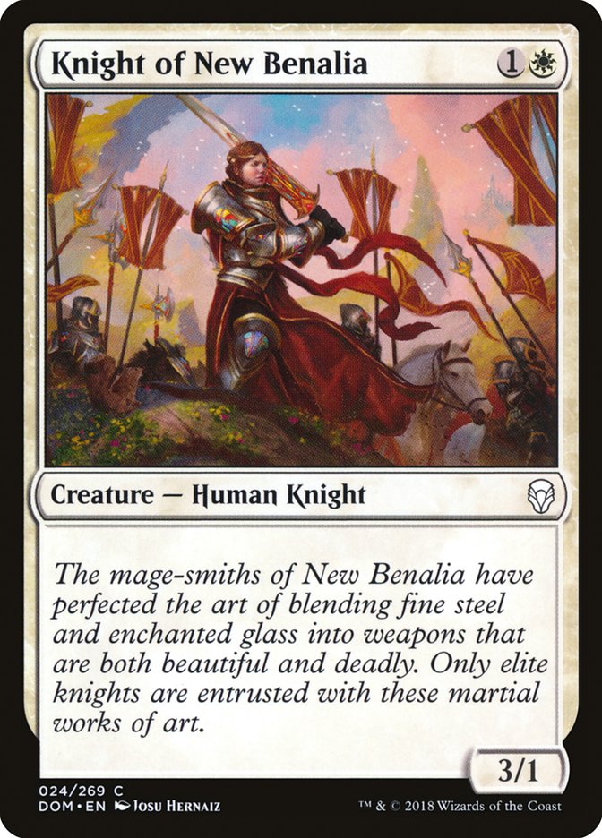 Knight of New Benalia front