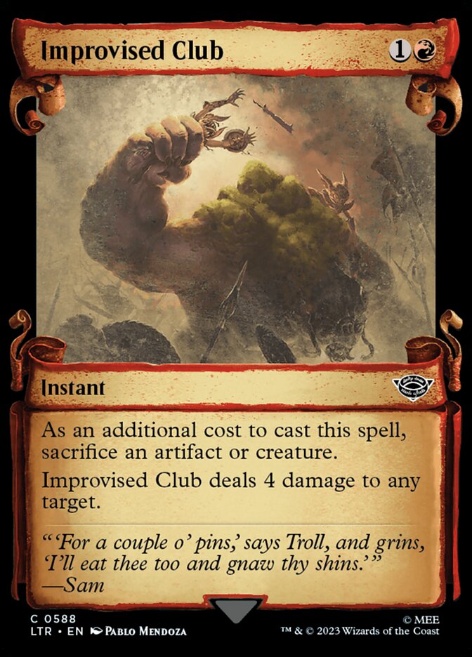 Improvised Club front