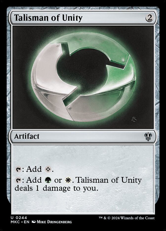 Talisman of Unity front