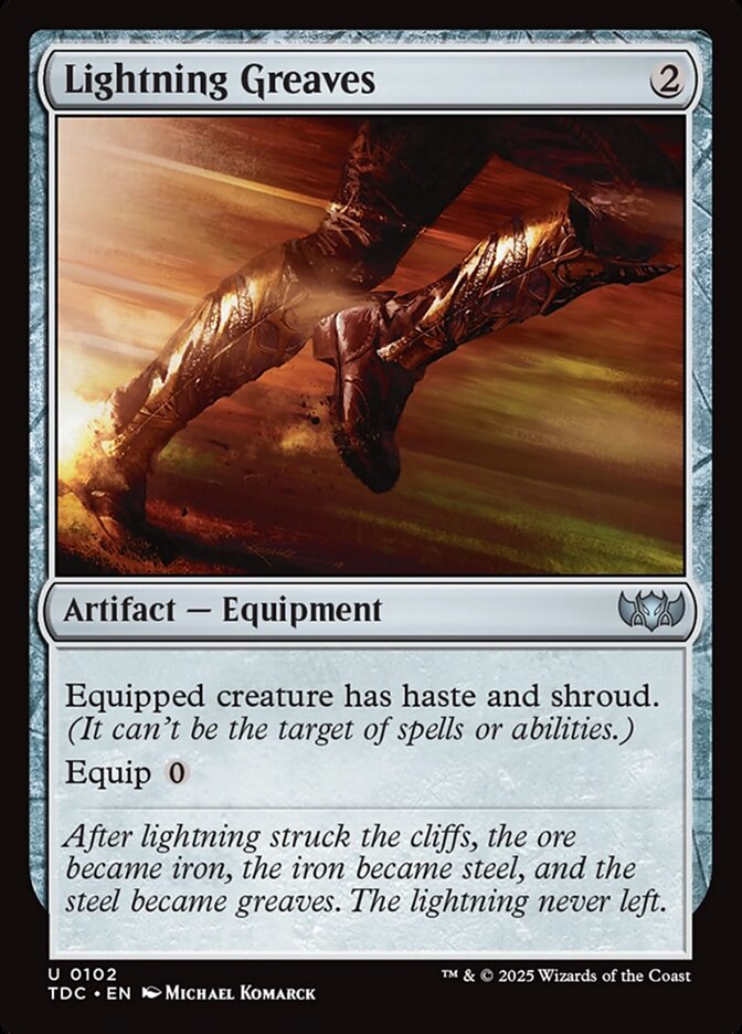 Lightning Greaves front
