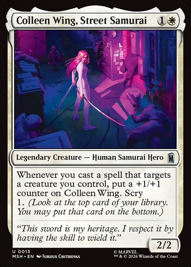 Colleen Wing, Street Samurai front