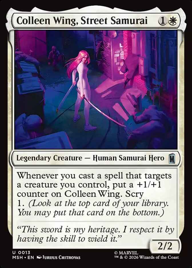 Colleen Wing, Street Samurai
