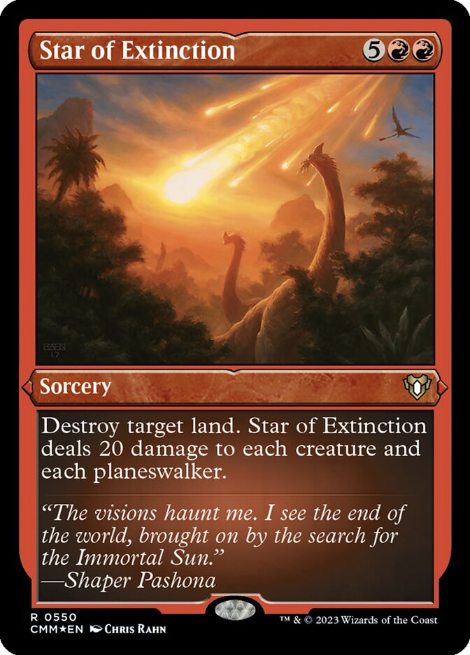 Star of Extinction front