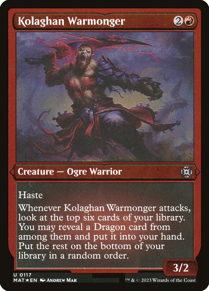 Kolaghan Warmonger front