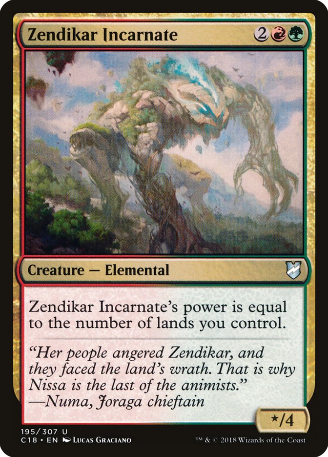 Zendikar Incarnate front