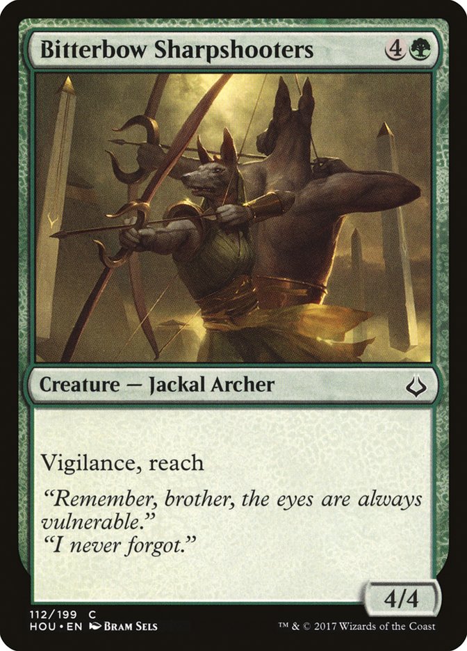 Bitterbow Sharpshooters front