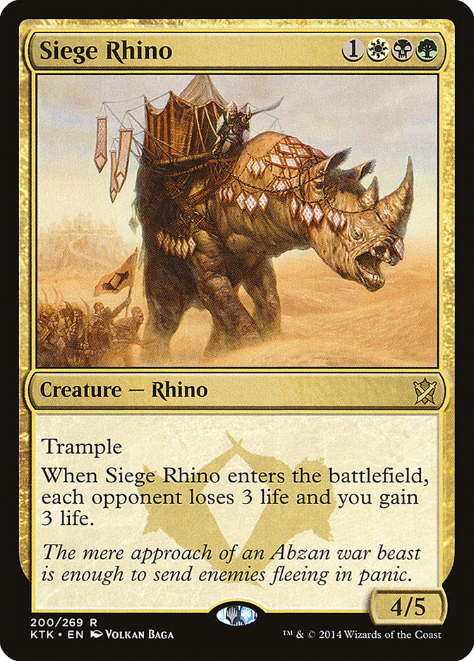 Siege Rhino front