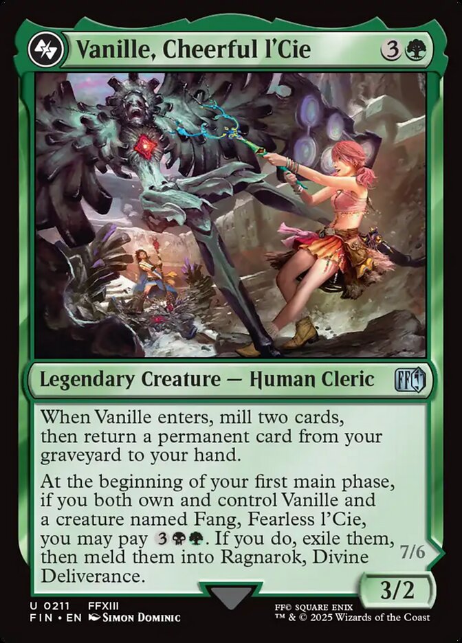 Vanille, Cheerful l'Cie front