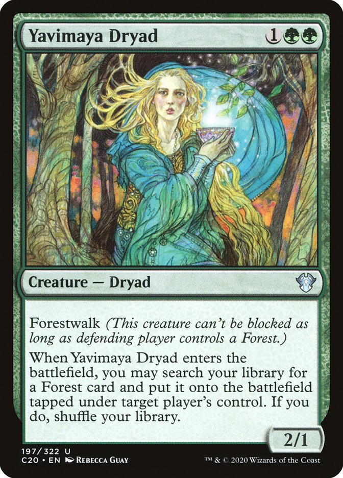 Yavimaya Dryad front