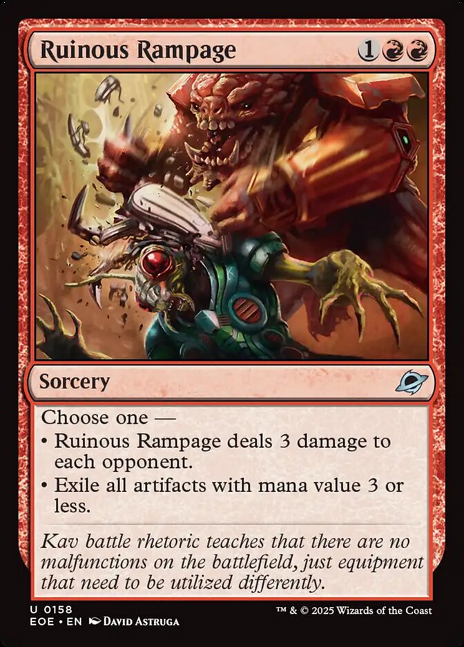 Ruinous Rampage front