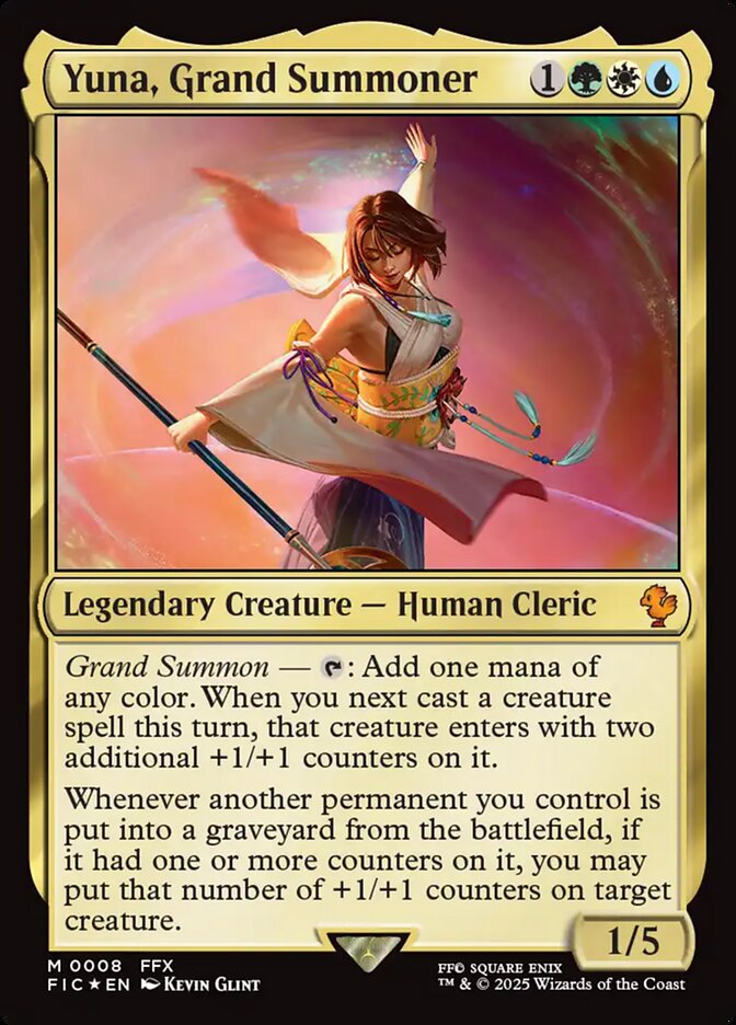 Yuna, Grand Summoner front