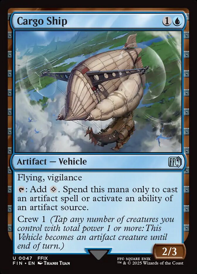 Cargo Ship front