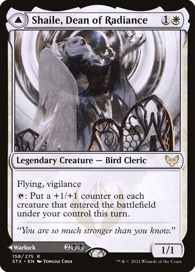 Shaile, Dean of Radiance // Embrose, Dean of Shadow front