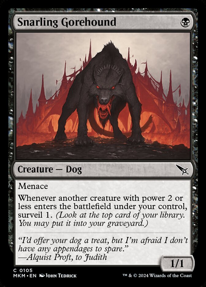 Snarling Gorehound front