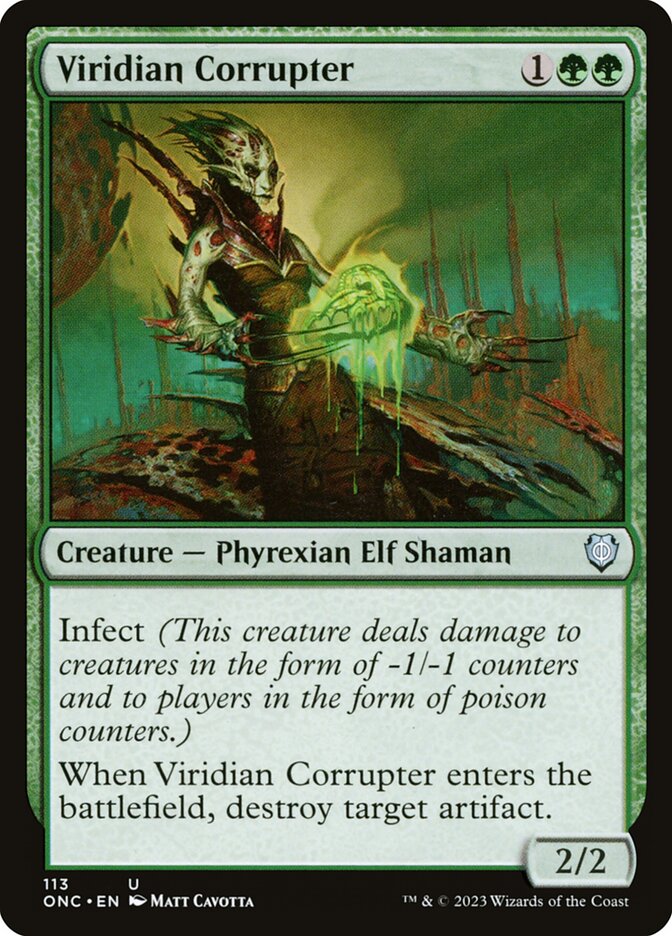 Viridian Corrupter front