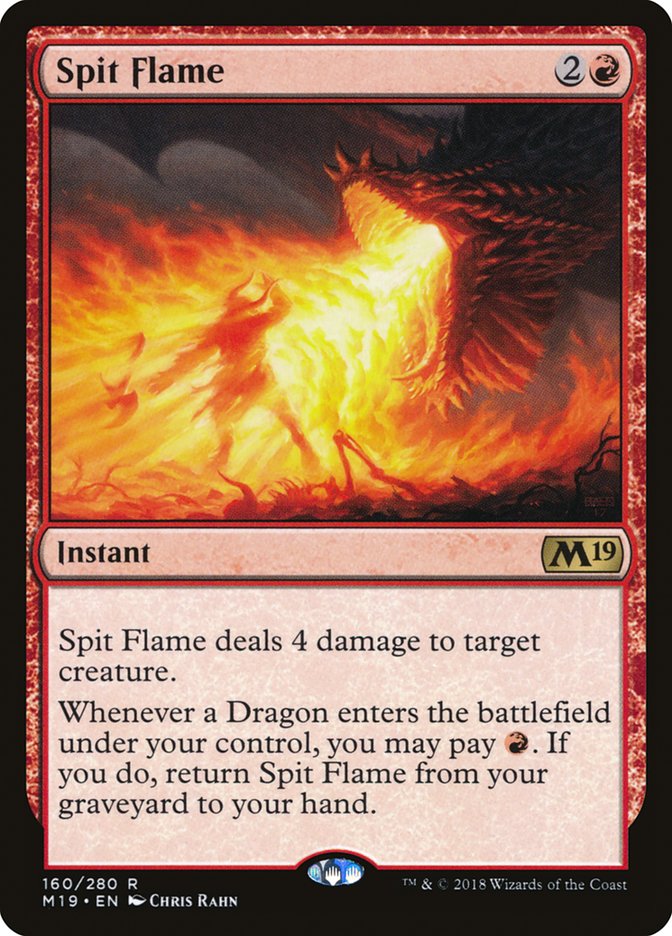Spit Flame front