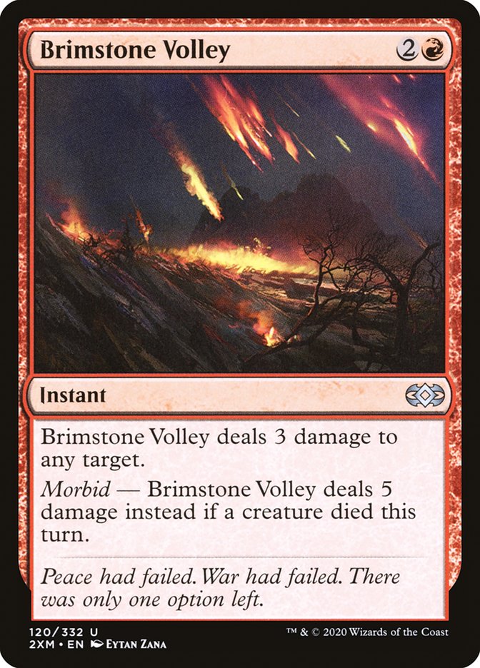 Brimstone Volley front