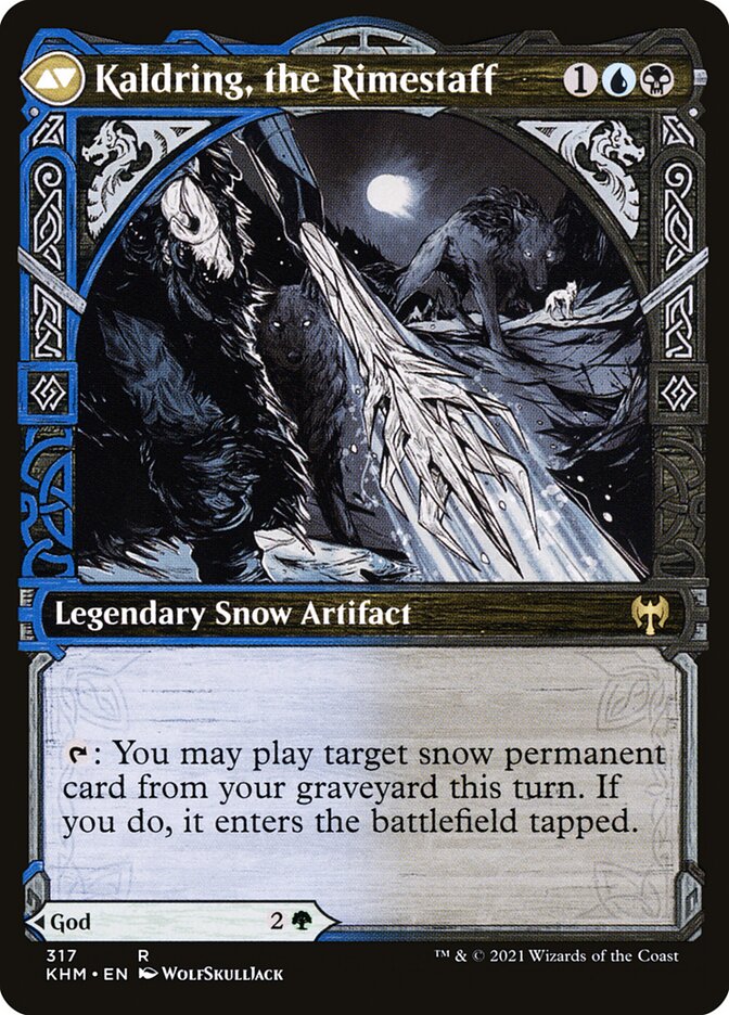 Jorn, God of Winter // Kaldring, the Rimestaff back
