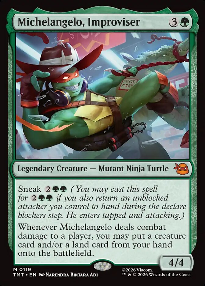 Michelangelo, Improviser front