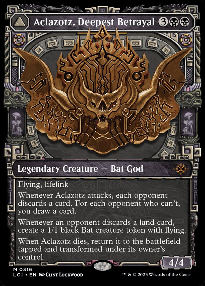Aclazotz, Deepest Betrayal // Temple of the Dead front