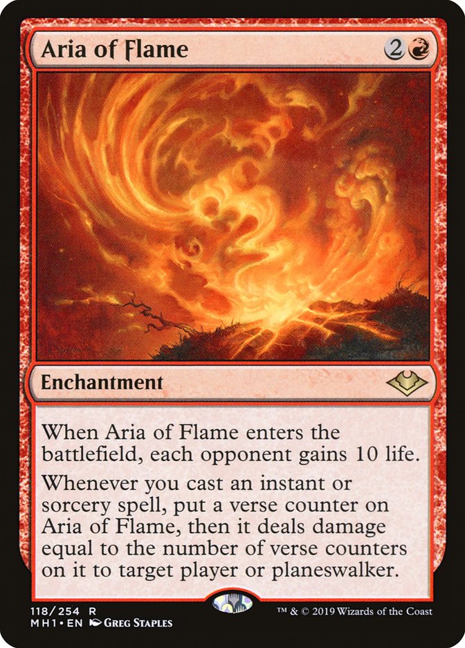 Aria of Flame front