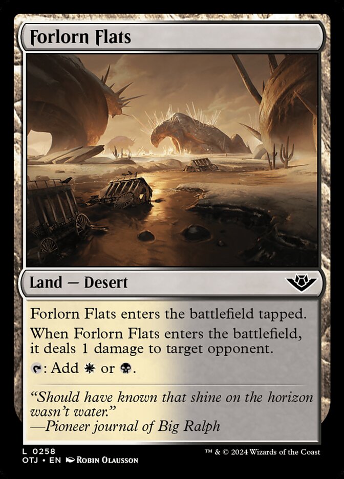 Forlorn Flats front