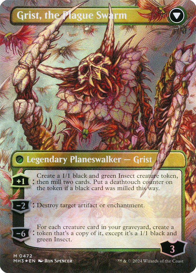Grist, Voracious Larva // Grist, the Plague Swarm back