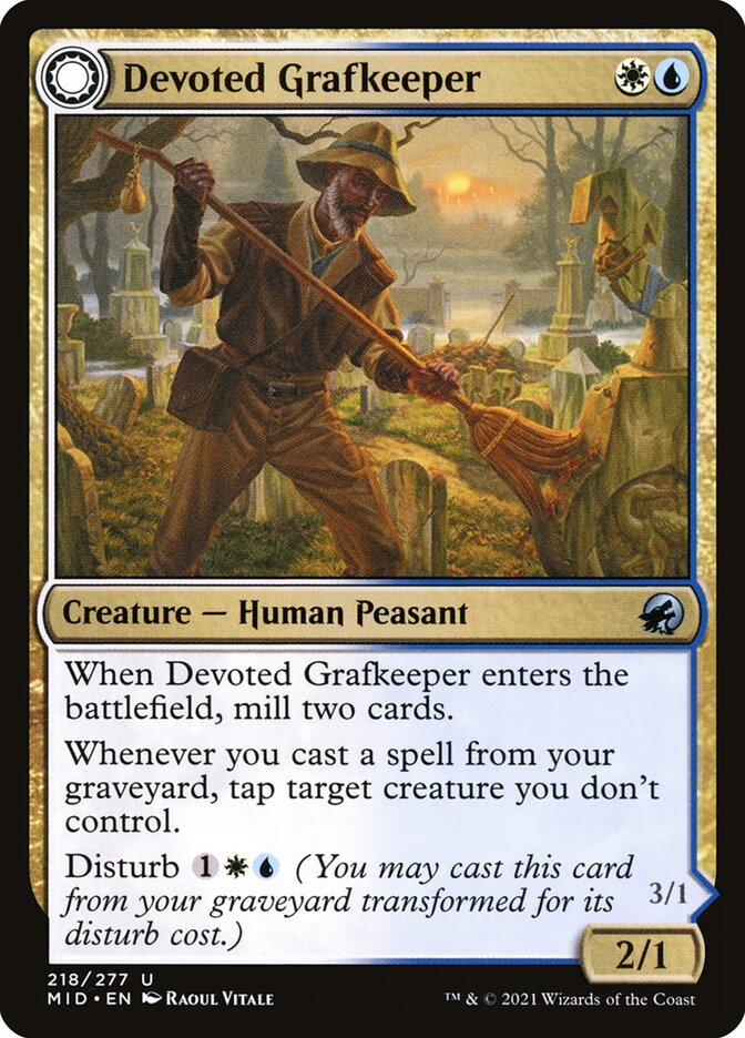 Devoted Grafkeeper // Departed Soulkeeper front