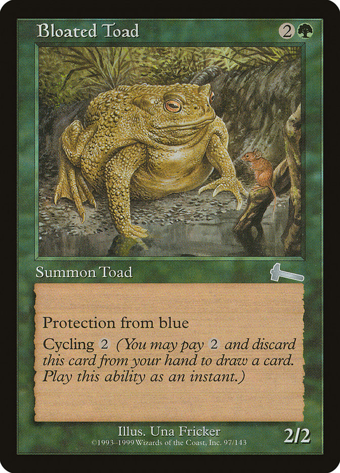 Bloated Toad front