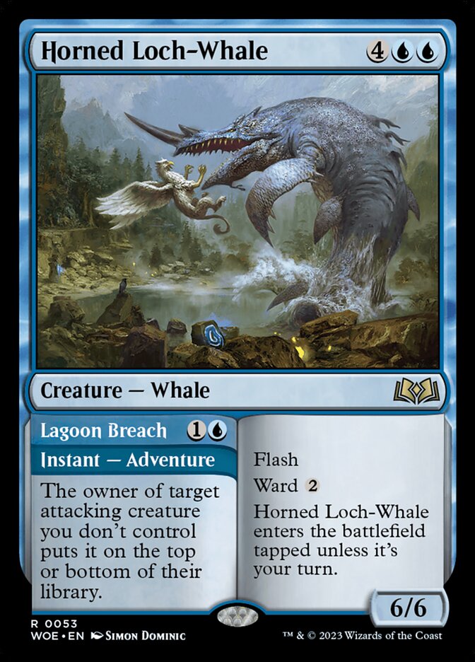 Horned Loch-Whale // Lagoon Breach back