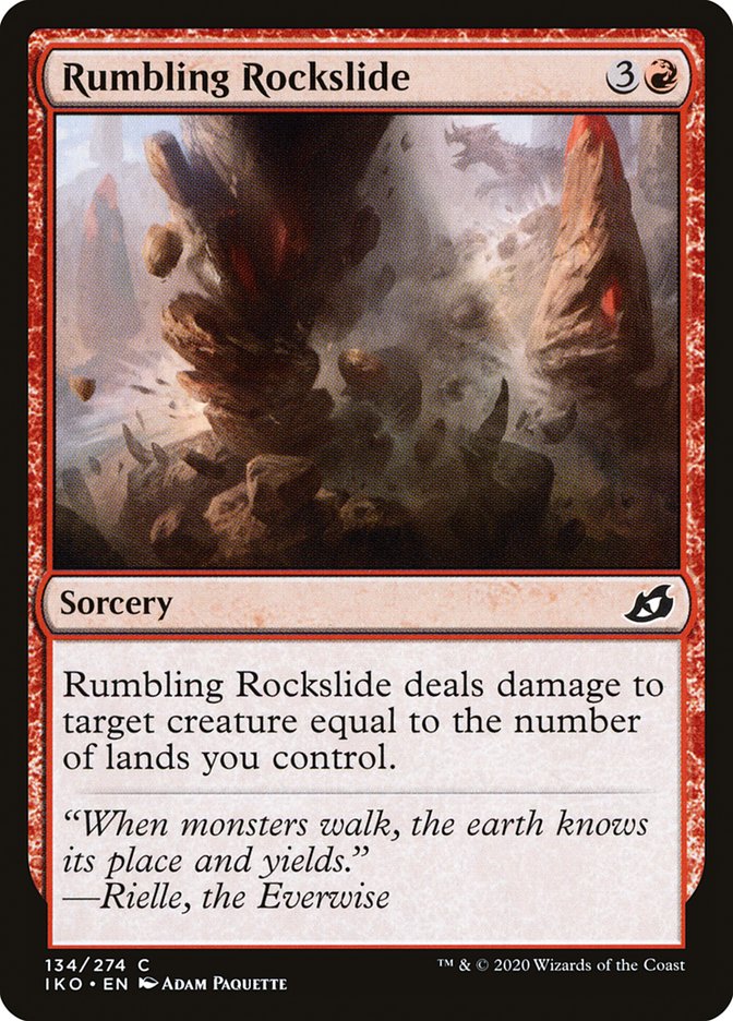 Rumbling Rockslide front