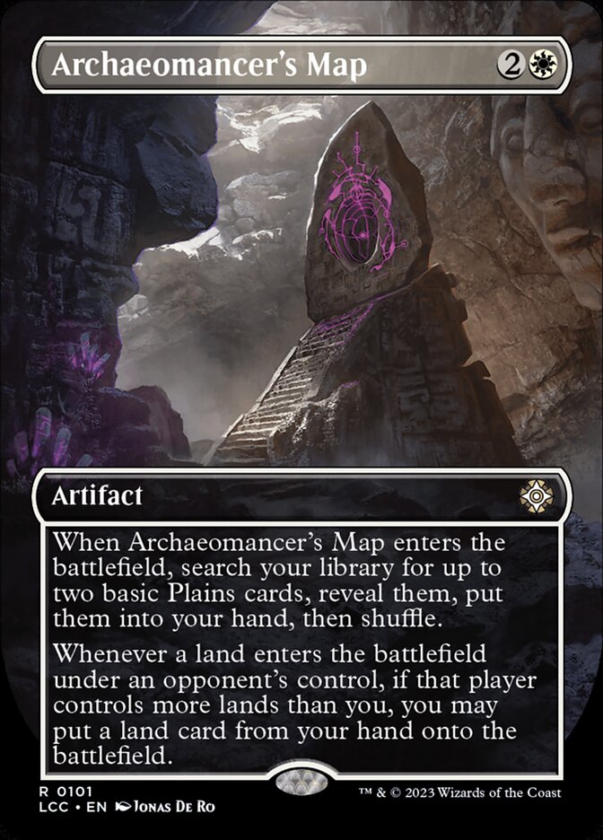 Archaeomancer's Map front