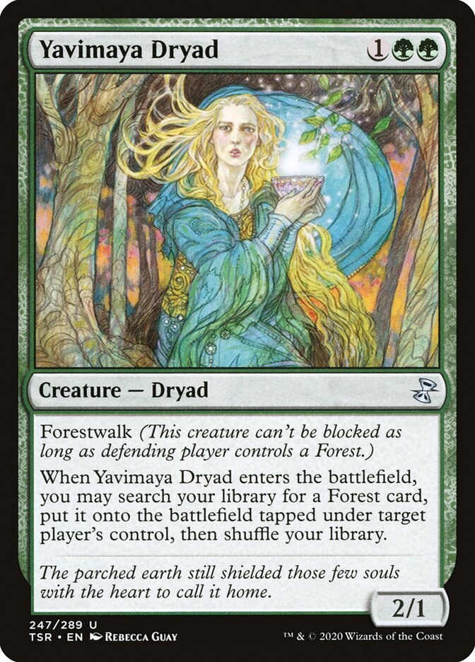 Yavimaya Dryad front
