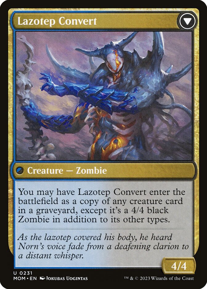 Invasion of Amonkhet // Lazotep Convert back