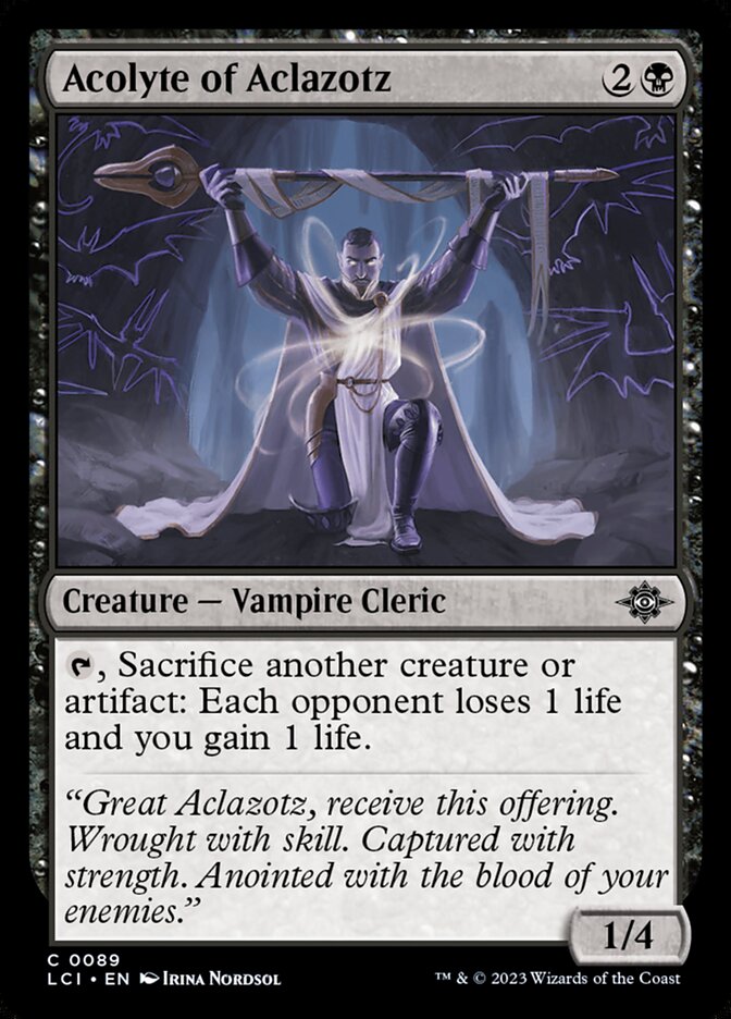 Acolyte of Aclazotz front