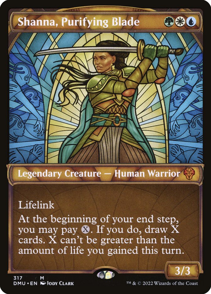 Shanna, Purifying Blade front