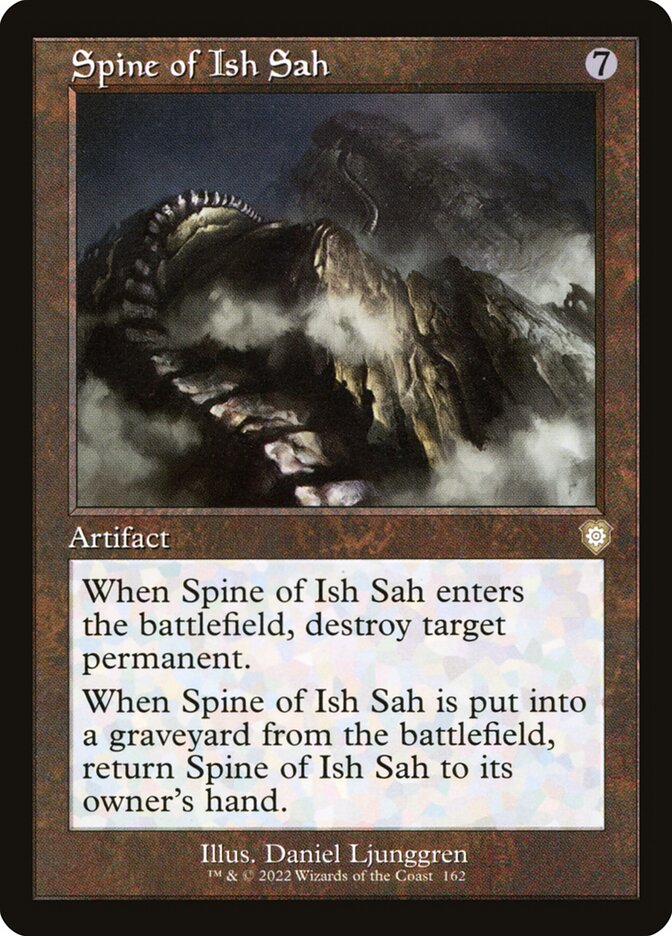 Spine of Ish Sah front