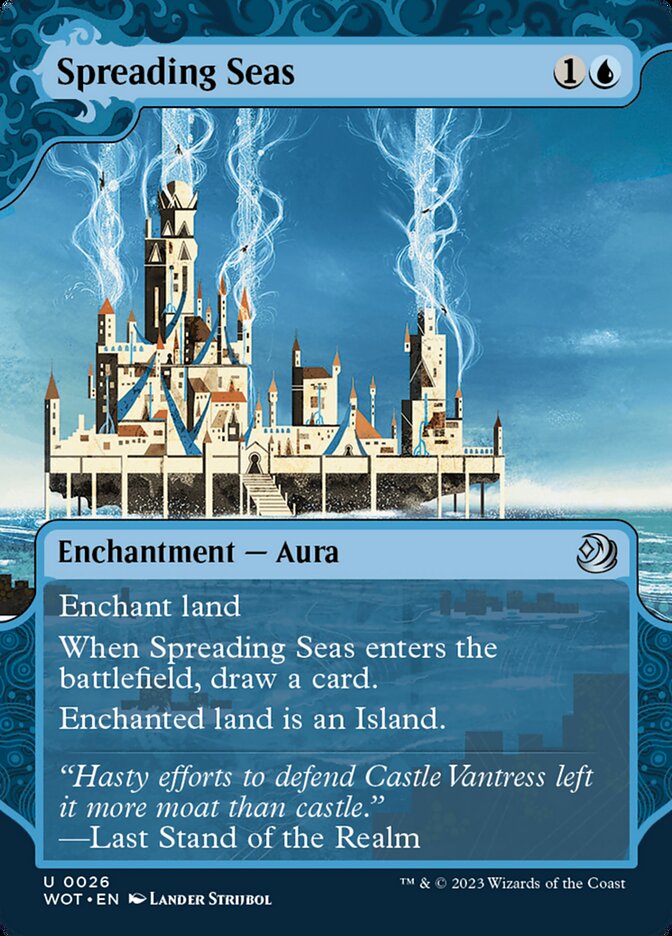 Spreading Seas front