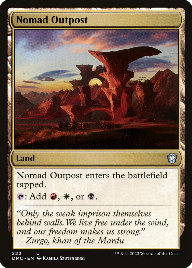 Nomad Outpost front