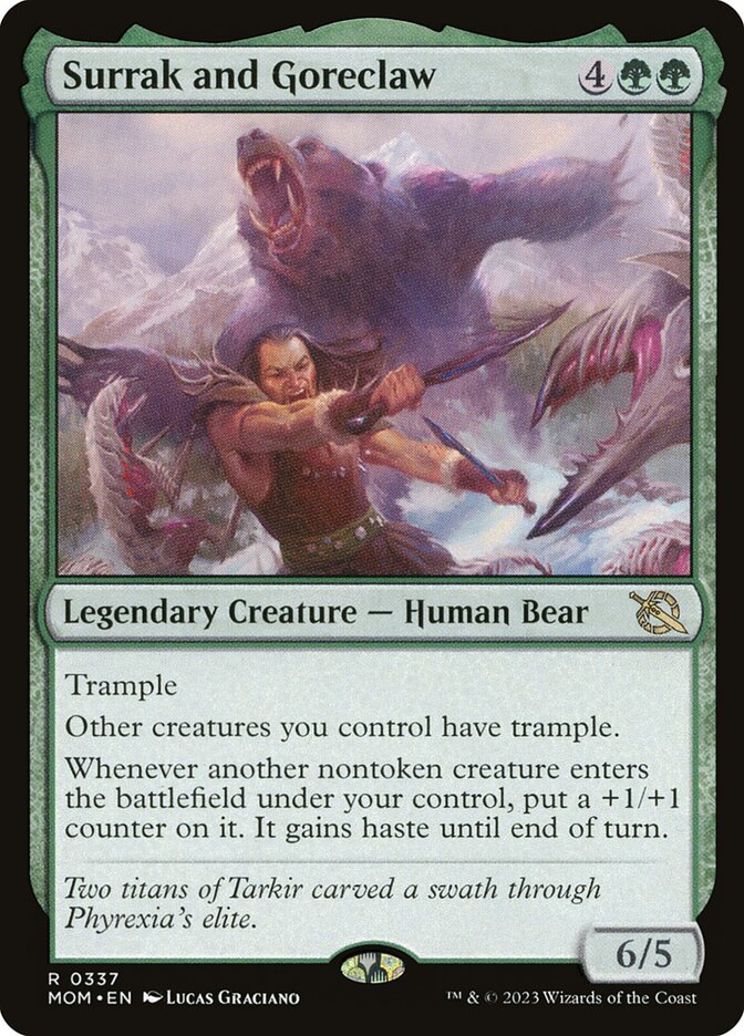 Surrak and Goreclaw front