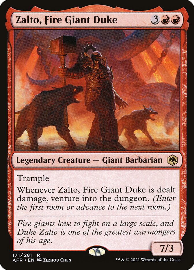 Zalto, Fire Giant Duke front