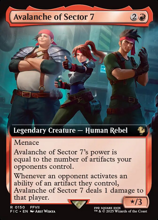 Avalanche of Sector 7 front