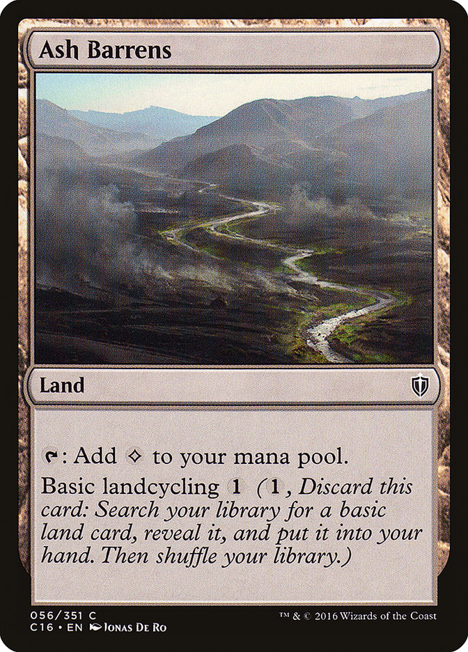 Ash Barrens front