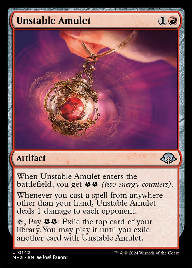 Unstable Amulet front