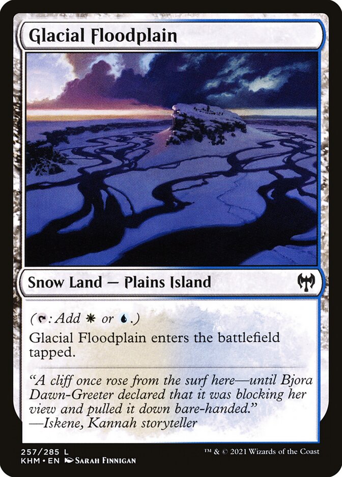 Glacial Floodplain front