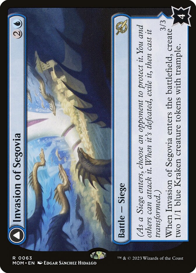 Invasion of Segovia // Caetus, Sea Tyrant of Segovia front