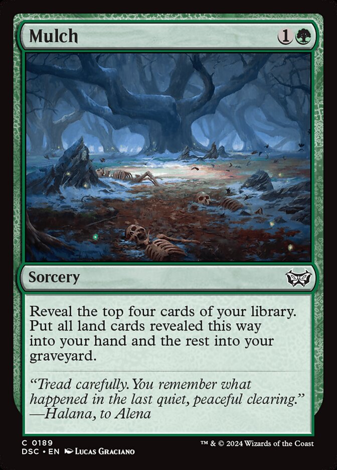 Mulch front