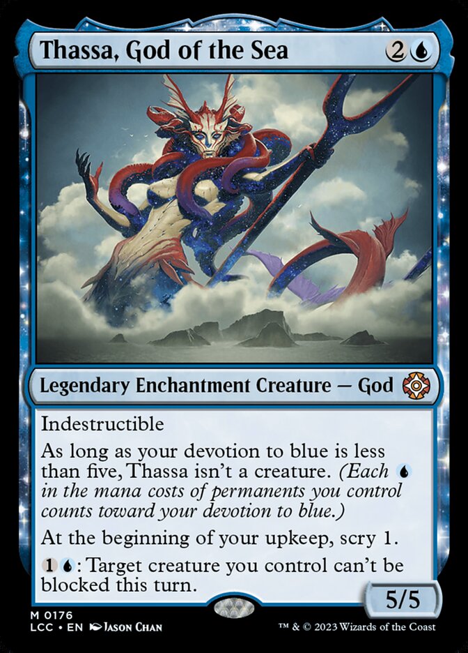 Thassa, God of the Sea front