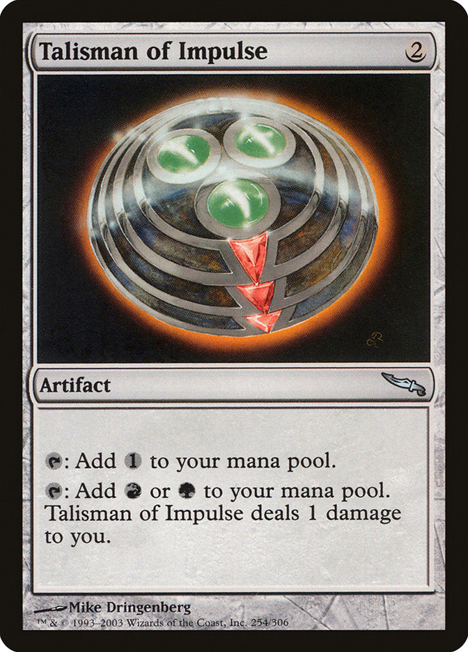 Talisman of Impulse front